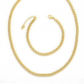 Minimalist Unisex Chain Necklace for Trendy Fashion, Bare Link Design (NKB655)
