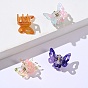 Cellulose Acetate(Resin) Butterfly Hair Claw Clip, Small Tortoise Shell Hair Clip for Girls Women