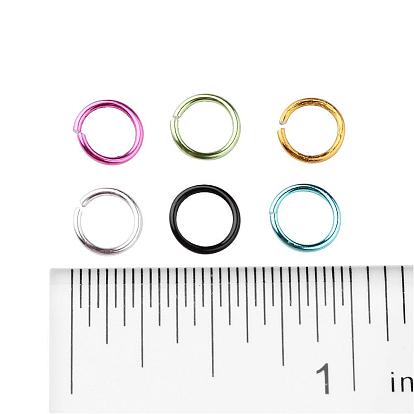 6 Colors Aluminum Wire Open Jump Rings