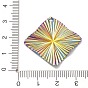 Ion Plating(IP) 304 Stainless Steel Pendants, Rhombus Charm
