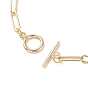 3 pcs 3 style 304 ensemble de colliers pendentif croix en acier inoxydable, trombone en laiton et chaînes satellite et câble colliers pour femmes