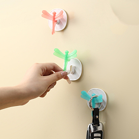 Luminous ABS Plastic Hook Hanger, Glow in the Dark Wall Decoration, Dragonfly