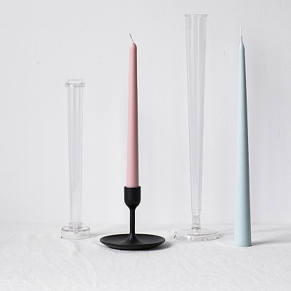 Moldes para velas cónicas de plástico diy, moldes para hacer velas, para molde de epoxi de fundición de resina