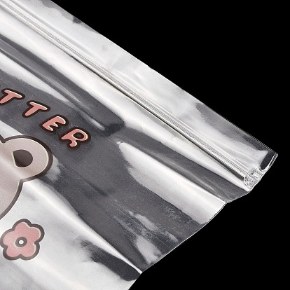 Rectangle Transparent Plastic Zip Lock Bags, Animal Shape Packaging Bags, Top Self Seal Pouches