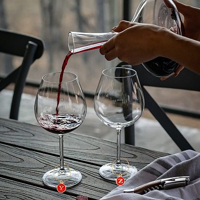 Kits de fabrication de breloques en verre à vin bricolage, y compris les anneaux de charme de verre à vin en laiton, pendentifs en alliage d'émail numéro et alphabet et constellation