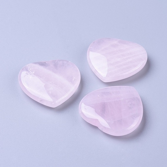 Натуральный розовый кварц сердце любовь камень, карманный пальмовый камень для балансировки рейки