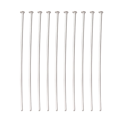 304 Stainless Steel Flat Head Pins, 30x0.6mm, 5000pcs/bag