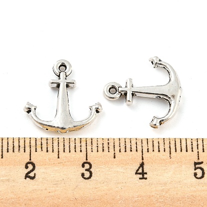 Alloy Charms, Cadmium Free & Lead Free, Anchor