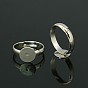 Fornituras de base de anillo de almohadilla de latón ajustable, sin plomo, cadmio, níquel, Bandeja: 10 mm, 17 mm