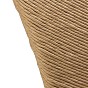 Плетеной соломы веревку ожерелье дисплей бюст, 225x200x115 мм