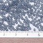 Cuentas de rocailles redondas miyuki, granos de la semilla japonés, 11/0, colores transparentes Abrillantado
