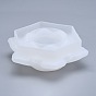Lotus Storage Box Silicone Molds, with Lids, for DIY UV Resin Jewelry Box, Trinket Container, Candy Box