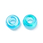 Plastic Beads, AB Color Plated, Rondelle