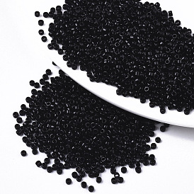 Opaque Glass Seed Beads, Fit for Machine Eembroidery, Round