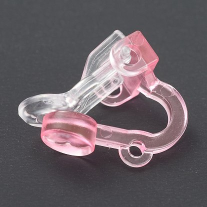 Eco-friendly Plastic Clip-on Earring Findings, for Non-Pierced Ears