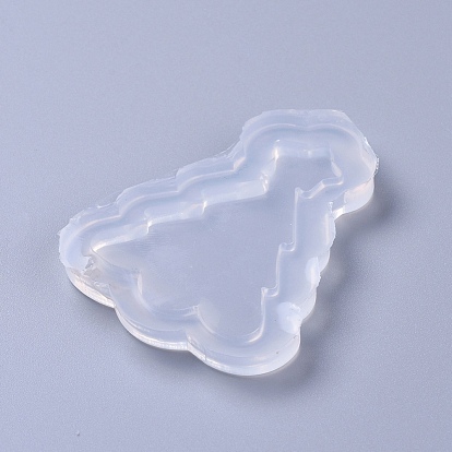 Christmas Food Grade Silicone Molds, Resin Casting Molds, For UV Resin, Epoxy Resin Jewelry Making, Christmas Tree