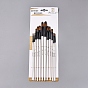Wood Handle Paint Brushes Set, for Watercolor Oil Painting