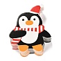 Christmas Theme Penguin Shape Paper Candy Lollipops Cards, for Baby Shower and Birthday Party Decoration