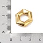 304 Stainless Steel Spacer Beads, Large Hole Beads, Hexagon