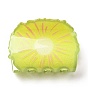 Pinzas para el cabello con forma de garra acrílica con patrón de limón, accesorios para el cabello para niñas