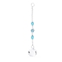 Faceted Crystal Glass Ball Chandelier Suncatchers Prisms, with Alloy Beads