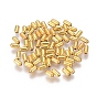 Iron Beads, Oval, 4.8x2.4mm, Hole: 0.5mm, about