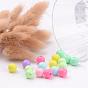 Solid Chunky Bubblegum Acrylic Ball Beads, Round