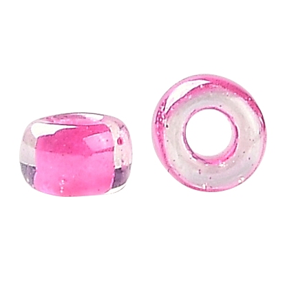 450g 18 couleurs 12/0 grade a perles de rocaille en verre rondes, les couleurs de l'intérieur transparentes, lustre plaqué