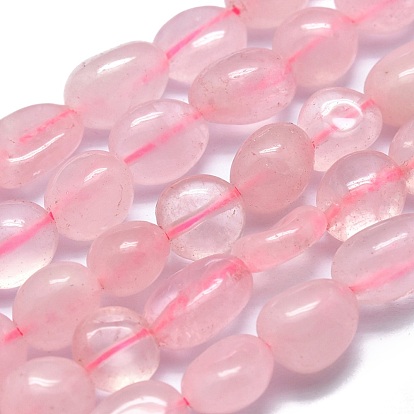 Природного розового кварца нитей бисера, упавший камень, самородки