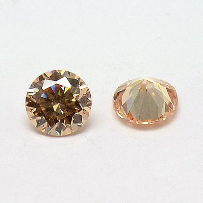 Forma de diamante de grado un cúbicos cabujones zirconia, facetados