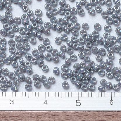 MIYUKI Round Rocailles Beads, Japanese Seed Beads, Ceylon Colours AB