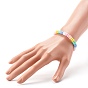 Bracelets extensibles faits à la main de perles d'argile polymère pour les enfants