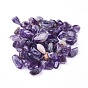 Natural Amethyst Beads, Undrilled/No Hole, Chips