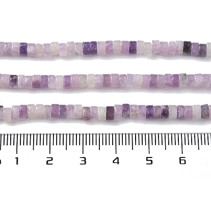 Natural Lilac Jade Beads Strands, Disc, Heishi Beads