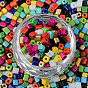 6/0 Glass Seed Beads, Mixed Style, Round Hole, Square