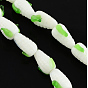 Perles lampwork, perles au chalumeau, faits à la main, maïs, 17x11x9mm, Trou: 2mm