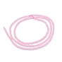Природного розового кварца нитей бисера, окрашенные, круглые