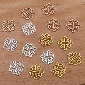 Chinese Style Alloy Connector Charms, Flower