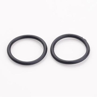 Rubber O Ring Connectors, Linking Ring, 21x1.5~2mm, Inner Diameter: 18mm