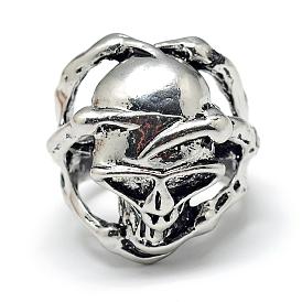 Alloy Finger Rings, Skull