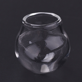 Botellas de bola de globo de vidrio soplado hechas a mano, para la fabricación de colgantes de viales de vidrio