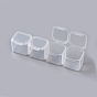 Plastic Bead Containers, Removable, 56 Compartments, Rectangle