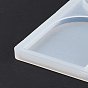 DIY силиконовые формы кулон, формы для литья смолы, белые, арка/круглый/шестиугольник/конский глаз/треугольник/ромб/овал/капля