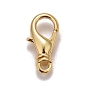 Brass Lobster Claw Clasps, Parrot Trigger Clasps, Cadmium Free & Nickel Free & Lead Free, Long-Lasting Plated