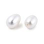 Natural Keshi Pearl Beads, Freshwater Pearl, Half Drilled, Rice