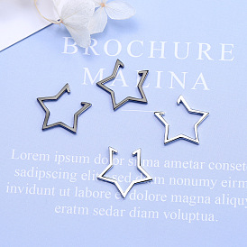 Star-shaped ear clip for women, trendy, forest style, ear bone clip, ear decoration.