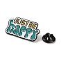 Inspiring Word Enamel Pins, Black Alloy Brooches for Backpack Clothes