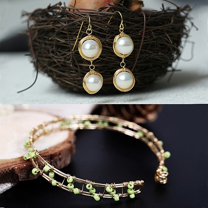 Fil de bijoux en fil de cuivre résistant au ternissement benecreat pour le projet de bricolage halloween de perles