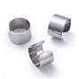 Unisex 304 Stainless Steel Cuff Earrings