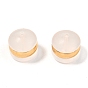 TPE Plastic Ear Nuts, with 316 Surgical Stainless Steel Findings, Earring Backs, Half Round/Dome
